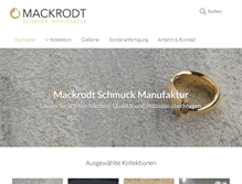 Tablet Screenshot of mackrodt.com